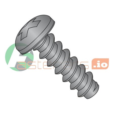 Newport Fasteners Self-Drilling Screw, #14 x 3/4 in, Black Oxide Steel Pan Head Phillips Drive, 3000 PK 372838